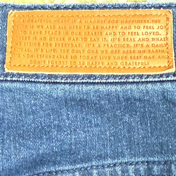 Peace Love World Dark Blue Straight Leg Jeans - Picture 7 of 10